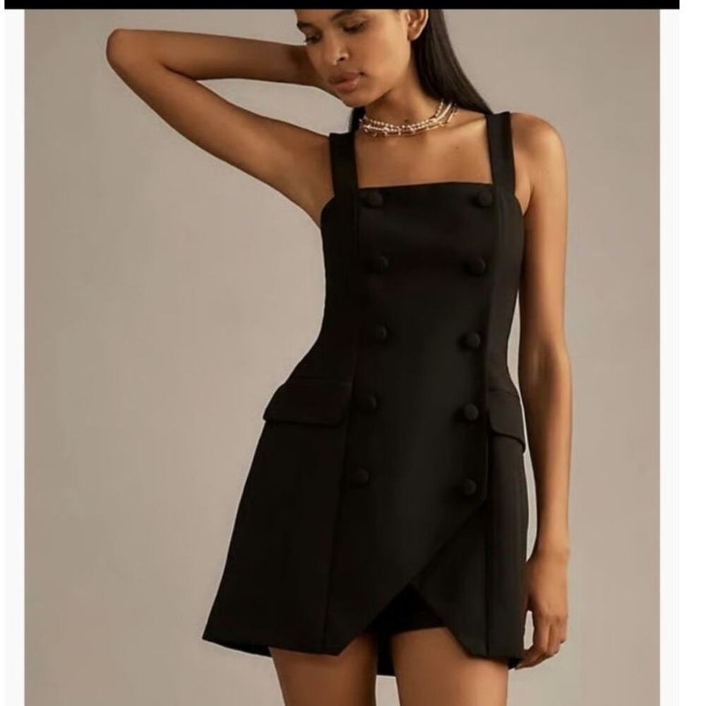 Anthropologie Hutch NWT Black Sleeveless Romper Ladies Size 12